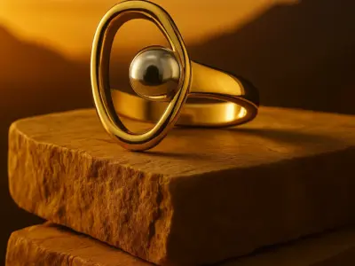 Dotted Eye Ring