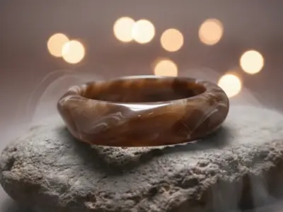 Caramel Curve Bangle