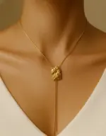 Dotted Stone Necklace