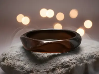 Mocha Curve Bangle