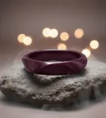 Plum Curve Bangle