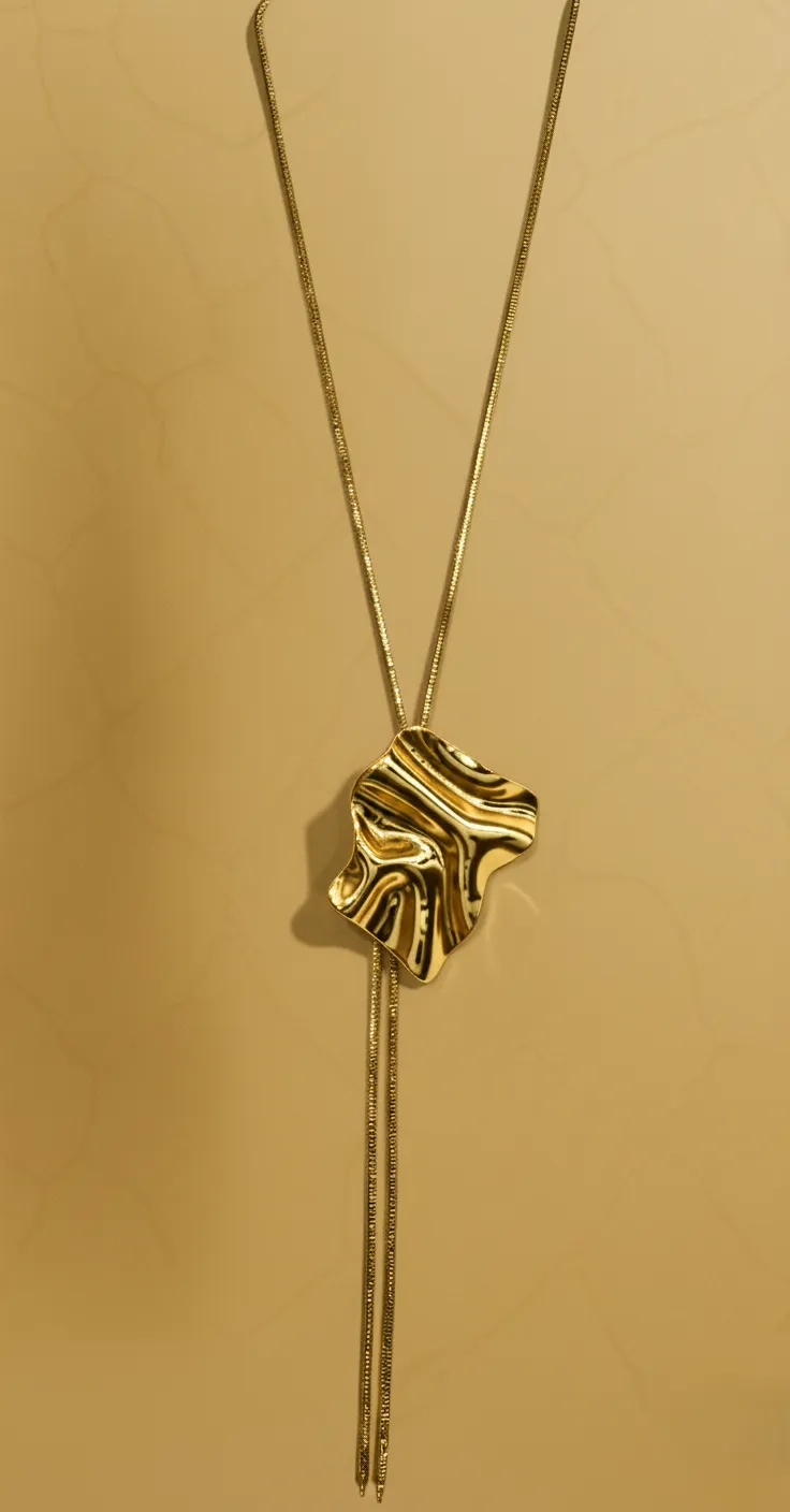 Wavy Stone Necklace - Image 2