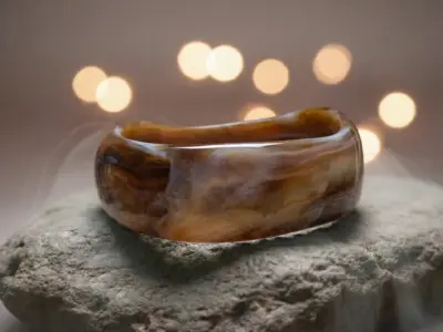 Caramel Wave Bangle