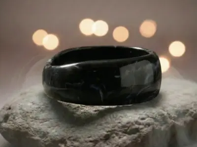 Inky Wave Bangle